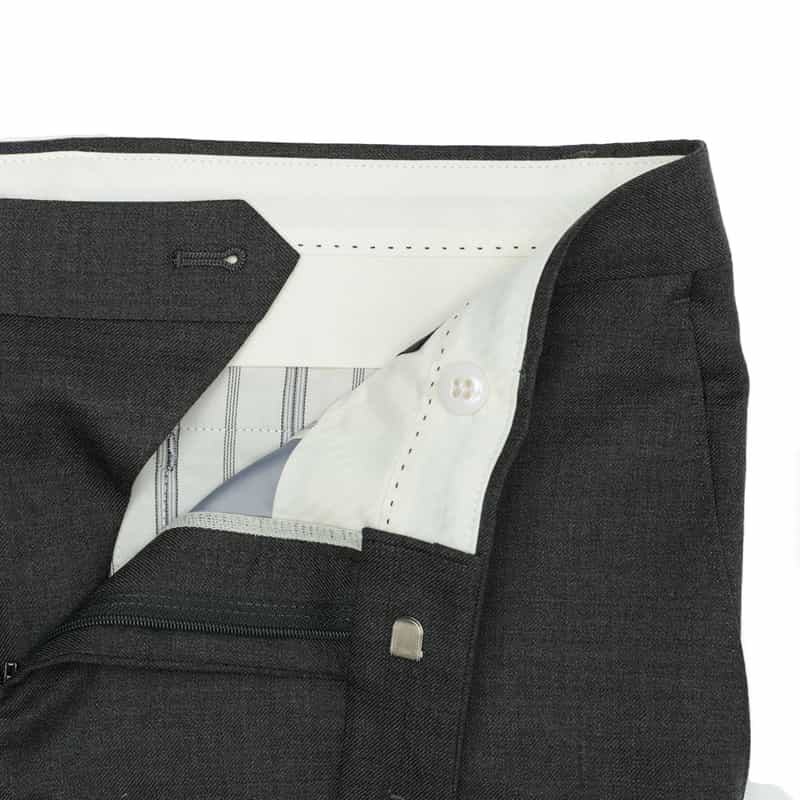 BARNEYS NEW YORK ウールスリムテーパードパンツ GRAY