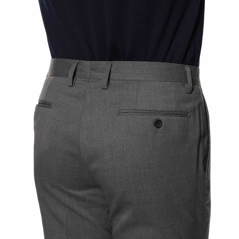 BARNEYS NEW YORK スリムテーパードパンツ GRAY