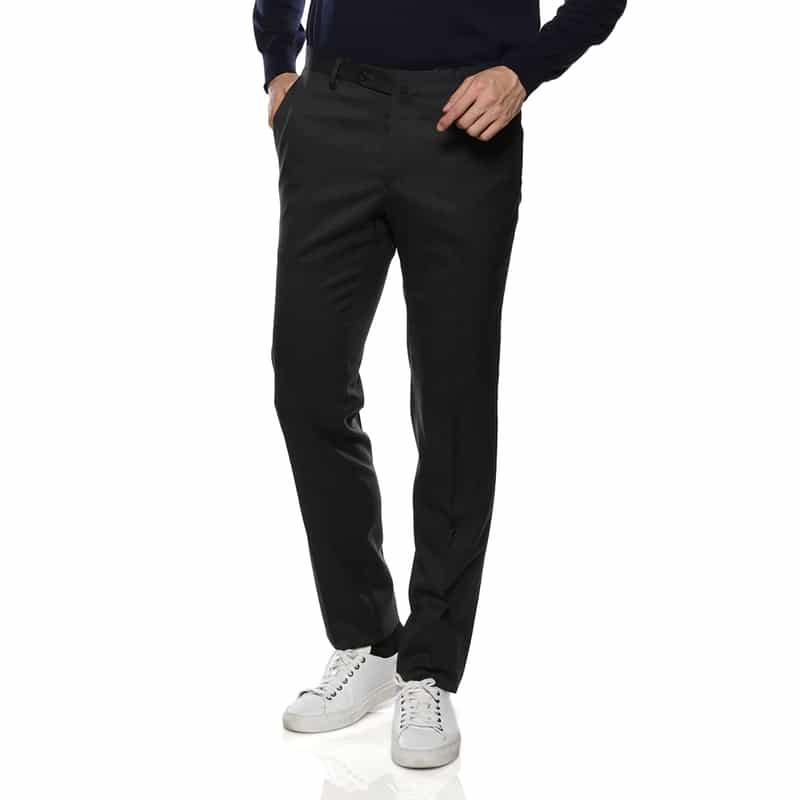 BARNEYS NEW YORK スリムテーパードパンツ DARK GRAY