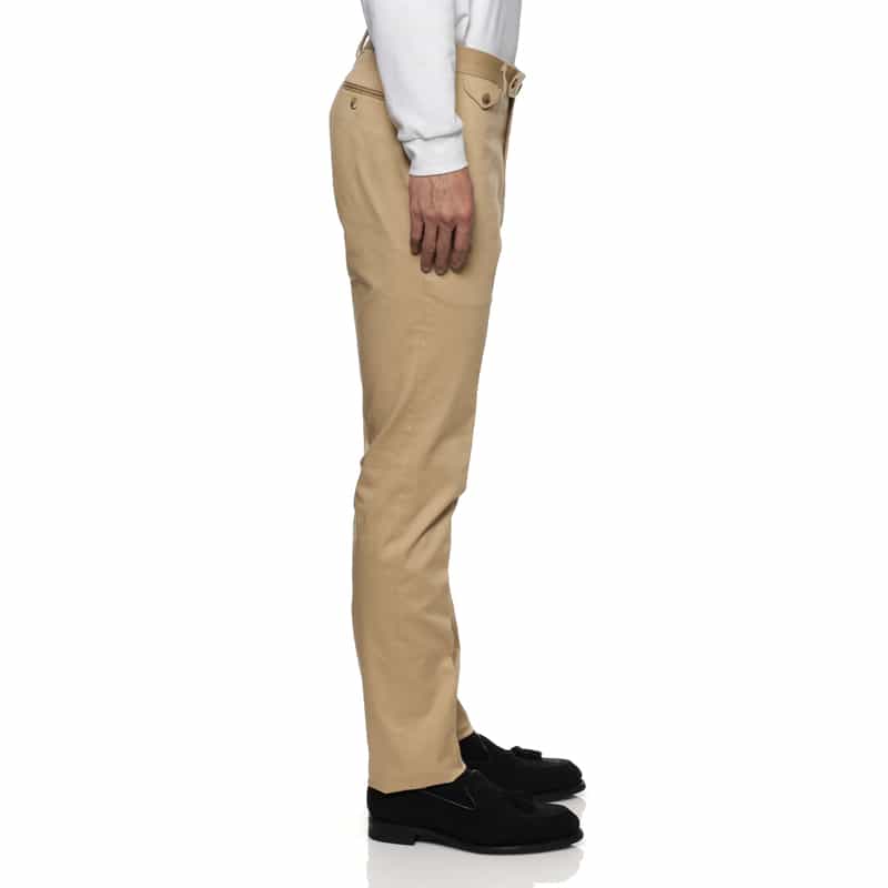 BARNEYS NEW YORK ストレッチ コンパクトチノパンツ BEIGE