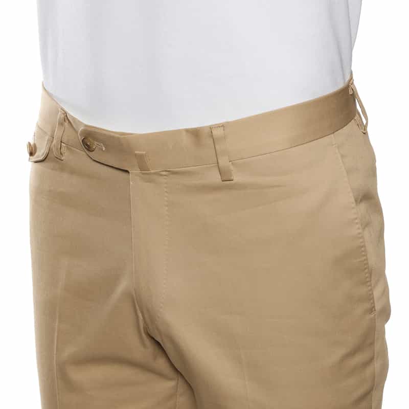 BARNEYS NEW YORK ストレッチ コンパクトチノパンツ BEIGE