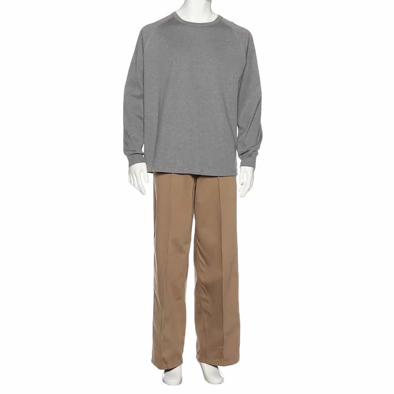 BARNEYS NEW YORK ピンタック ワイドパンツ BEIGE