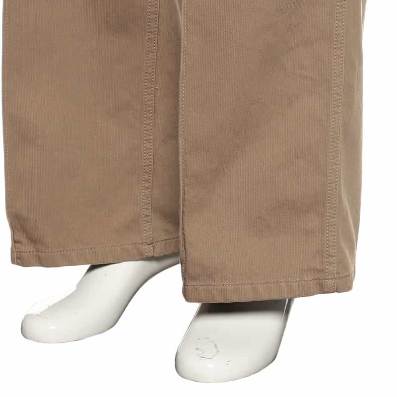 BARNEYS NEW YORK ピンタック ワイドパンツ BEIGE