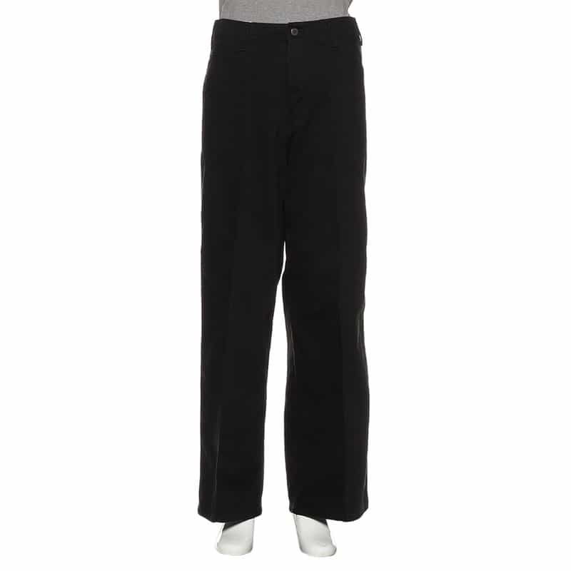 BARNEYS NEW YORK ピンタック ワイドパンツ BLACK