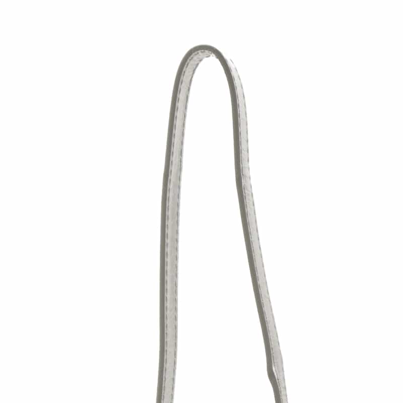 BARNEYS NEW YORK メタリックレザー ミニトートバッグ SILVER