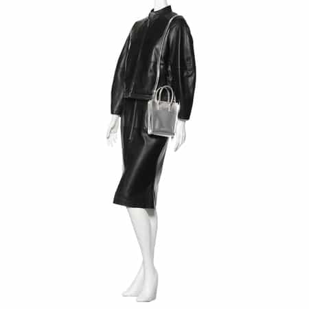 国内直営【BARNEYS NEW YORK】ギフト メタリック ミニ トート メタリックレザー ミニトートバッグ（2228603）｜BARNEYS NEW