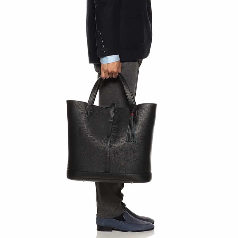 ACATE ACATE<アカーテ>レザートートバッグ"KAUS" BLACK