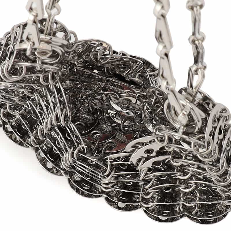 RABANNE "1969" ショルダーバッグ SILVER