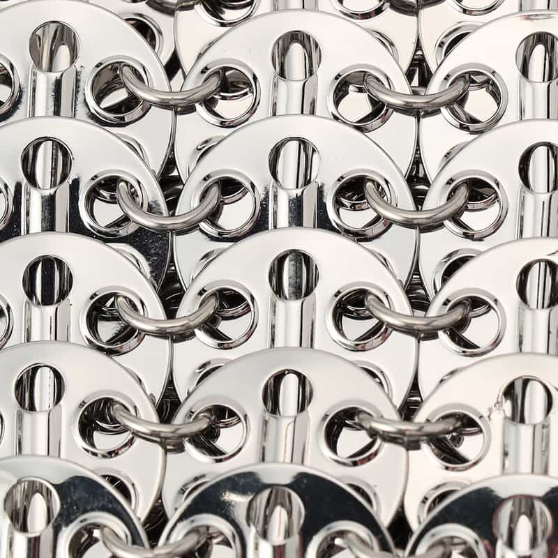 RABANNE "1969" ショルダーバッグ SILVER