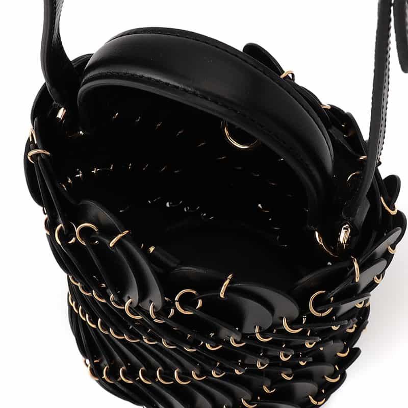 RABANNE バケットバッグ BLACK