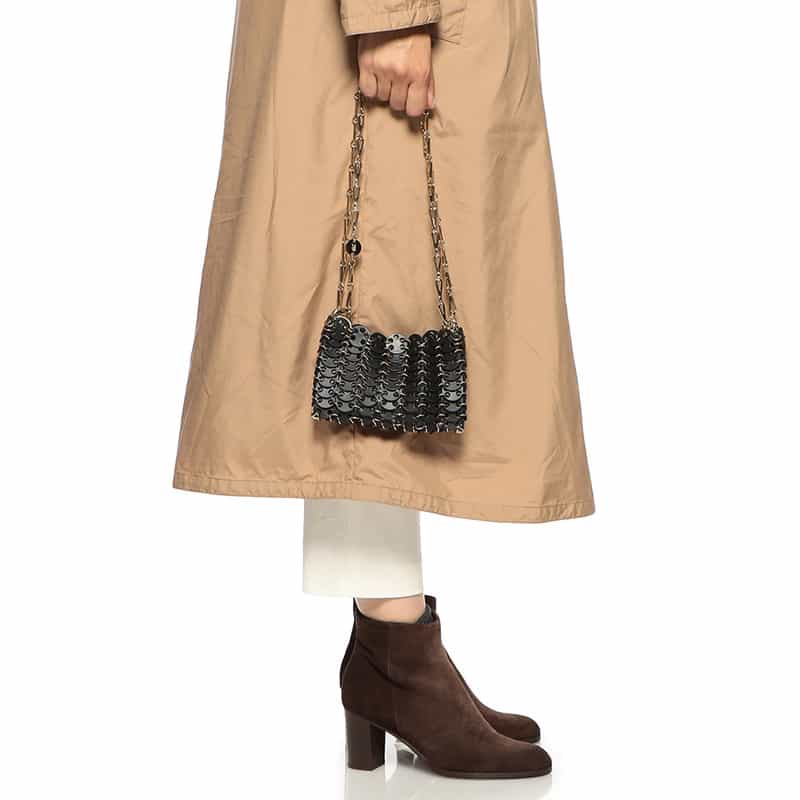 RABANNE "1969" ショルダーバッグ BLACK