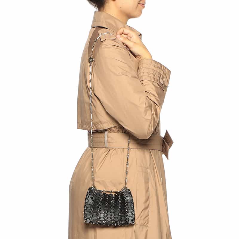 RABANNE "1969" ショルダーバッグ BLACK