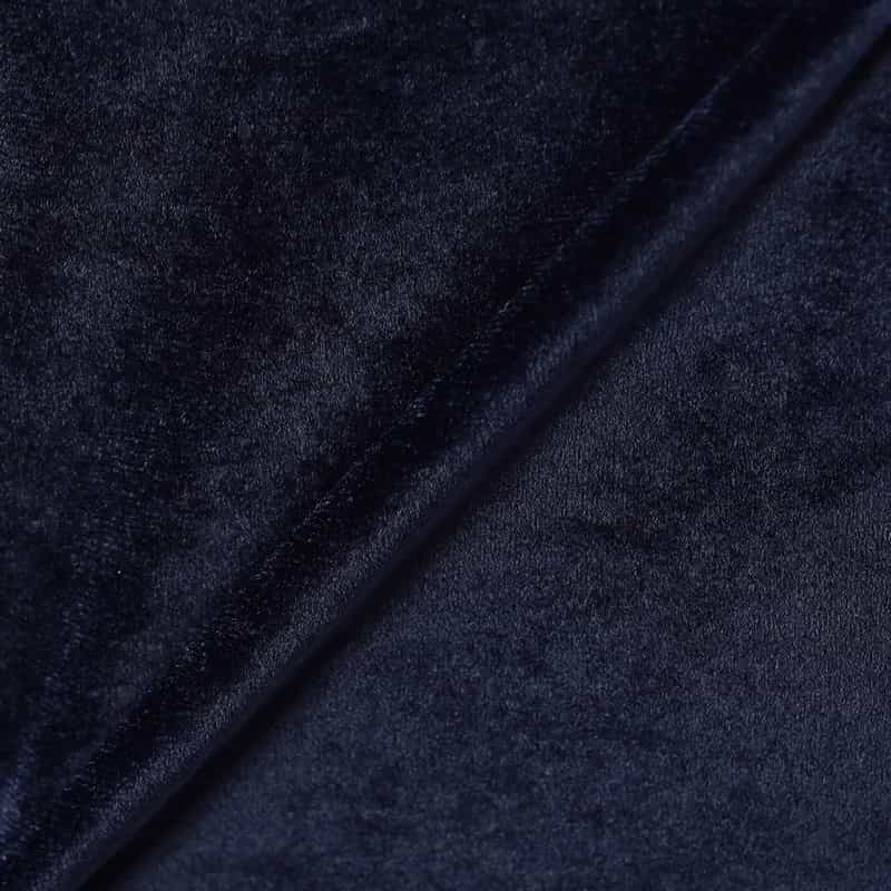 BARNEYS NEW YORK ベロア素材ドローストリング ワイドパンツ NAVY
