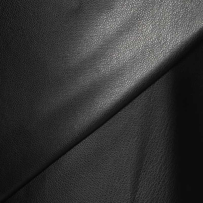 BARNEYS NEW YORK フェイクレザー ワイドパンツ BLACK