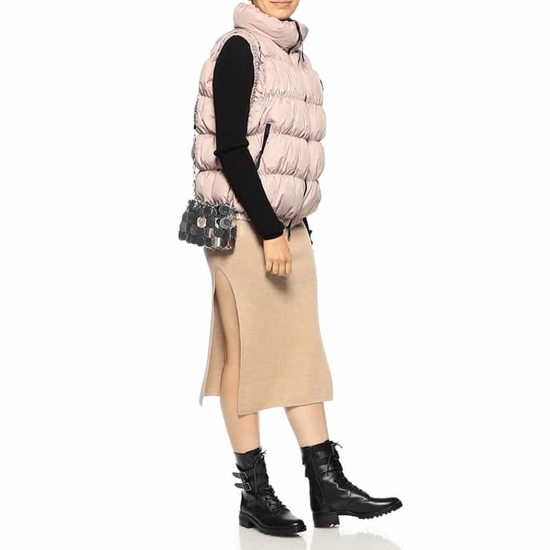 RABANNE "SPARKLE" ショルダーバッグ SILVER