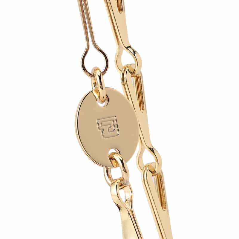 RABANNE "SPARKLE" ショルダーバッグ GOLD