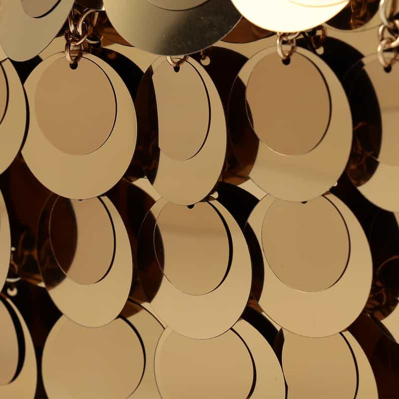 RABANNE "SPARKLE" ショルダーバッグ GOLD