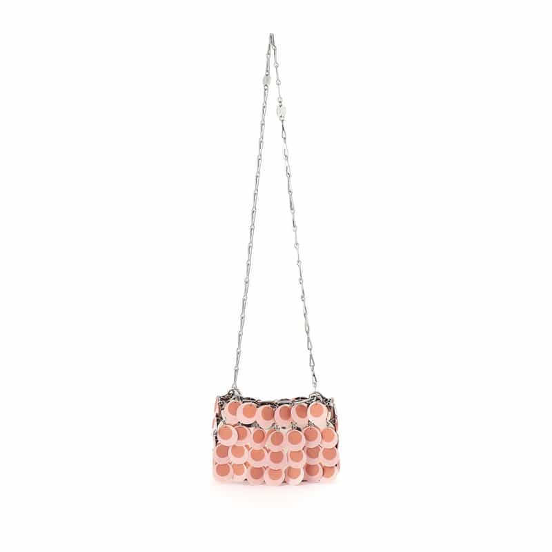 RABANNE "SPARKLE" ショルダーバッグ PINK