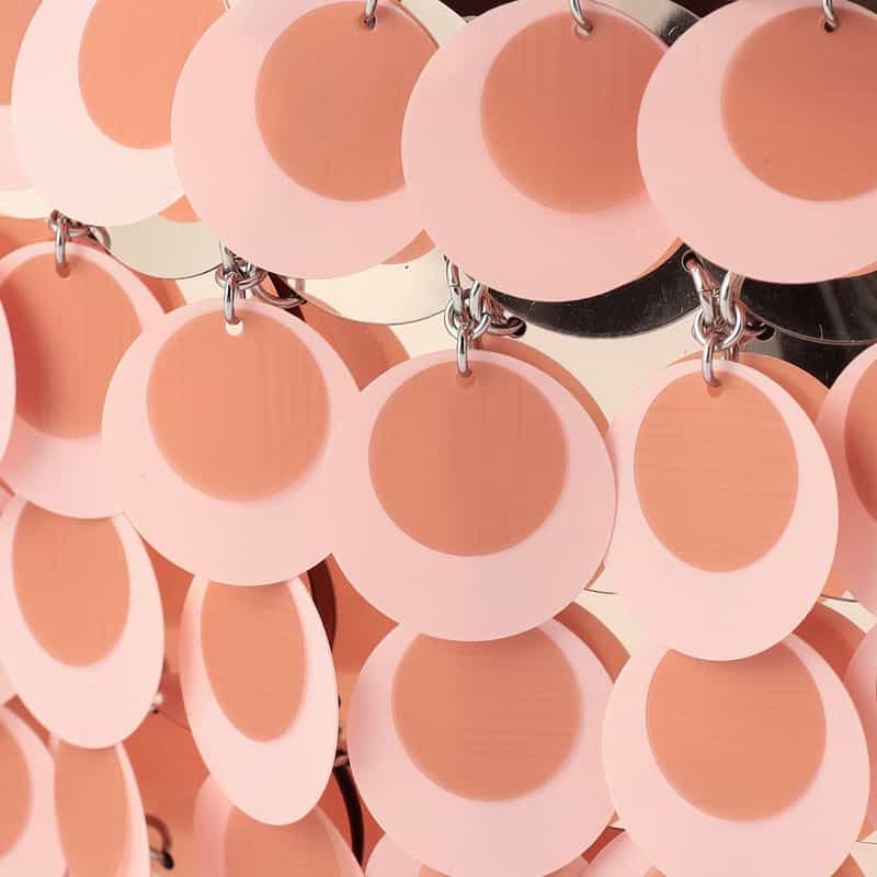 RABANNE "SPARKLE" ショルダーバッグ PINK