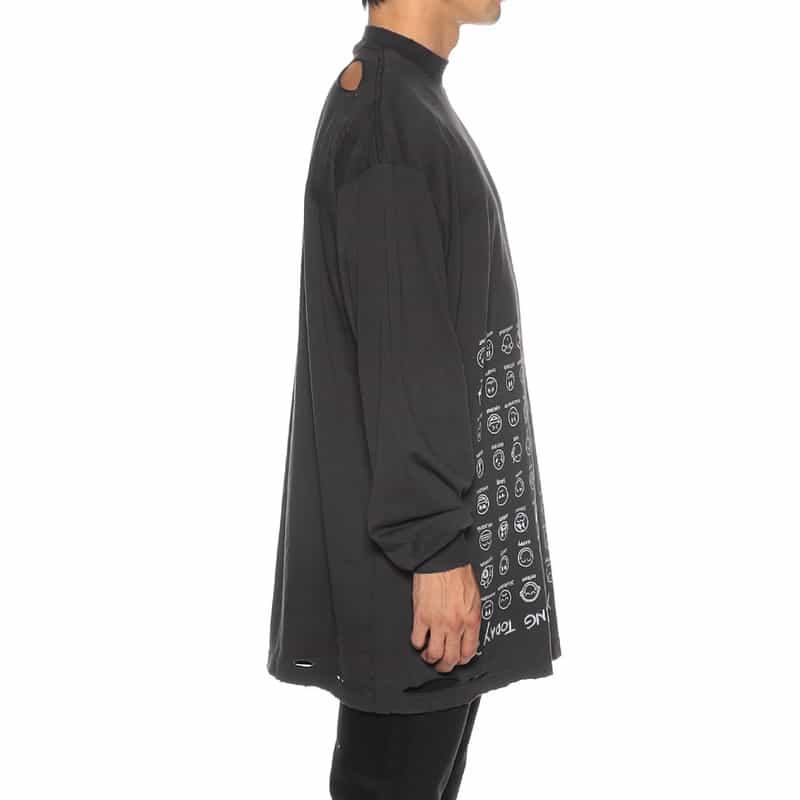 BALENCIAGA ロングスリーブTシャツ BLACK