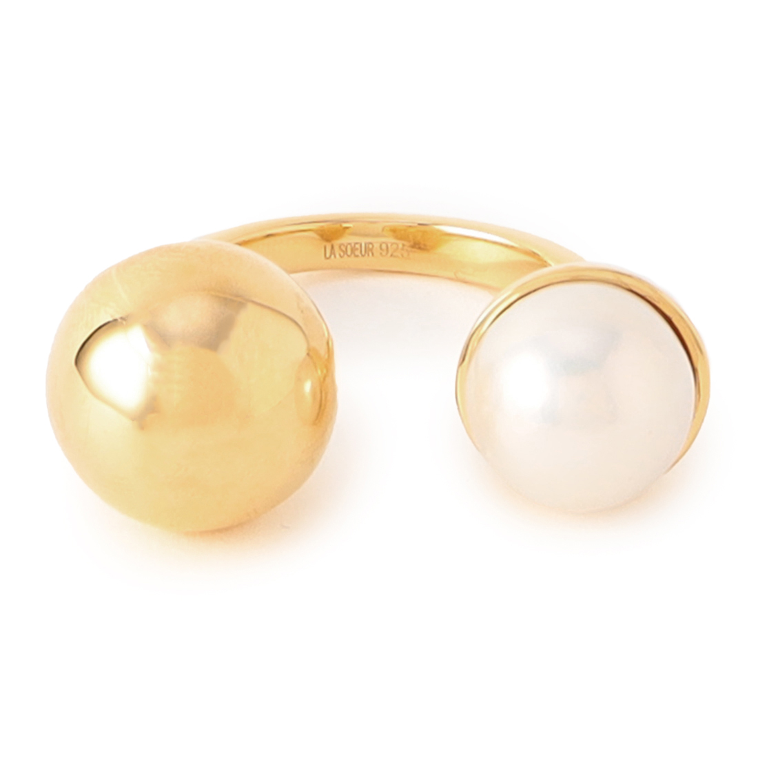 LA SOEUR＜ラ スール＞リング （淡水パール）