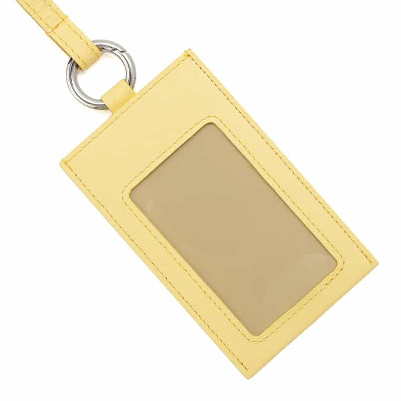 BARNEYS NEW YORK レザーIDカードケース LIGHT YELLOW