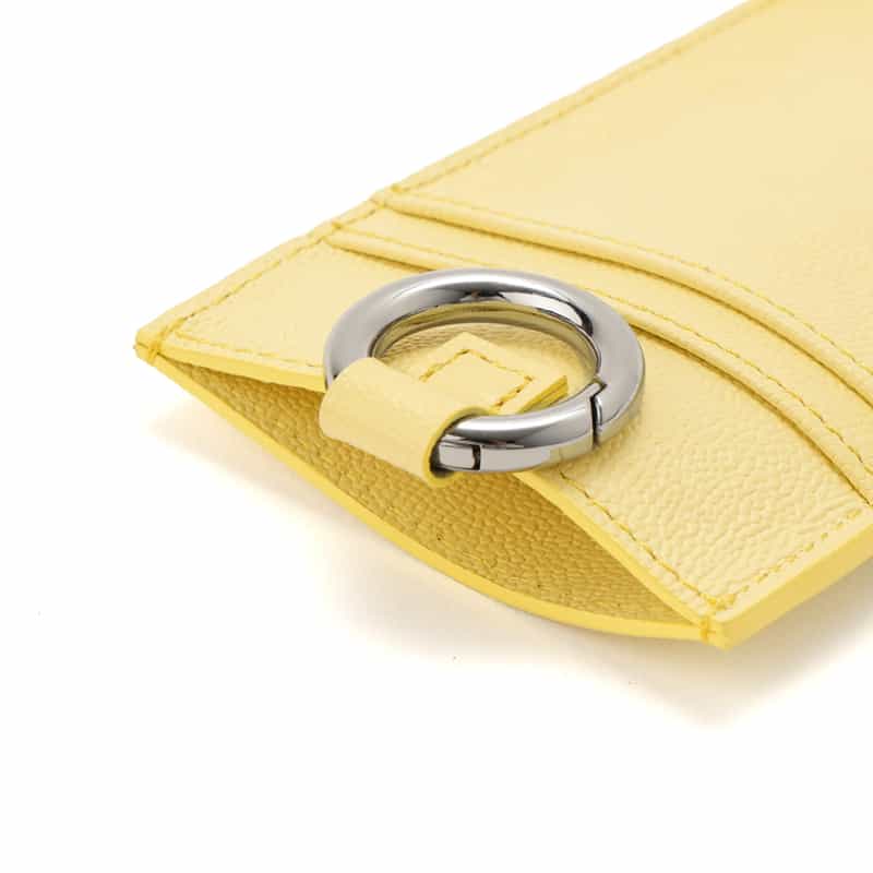 BARNEYS NEW YORK レザーIDカードケース LIGHT YELLOW