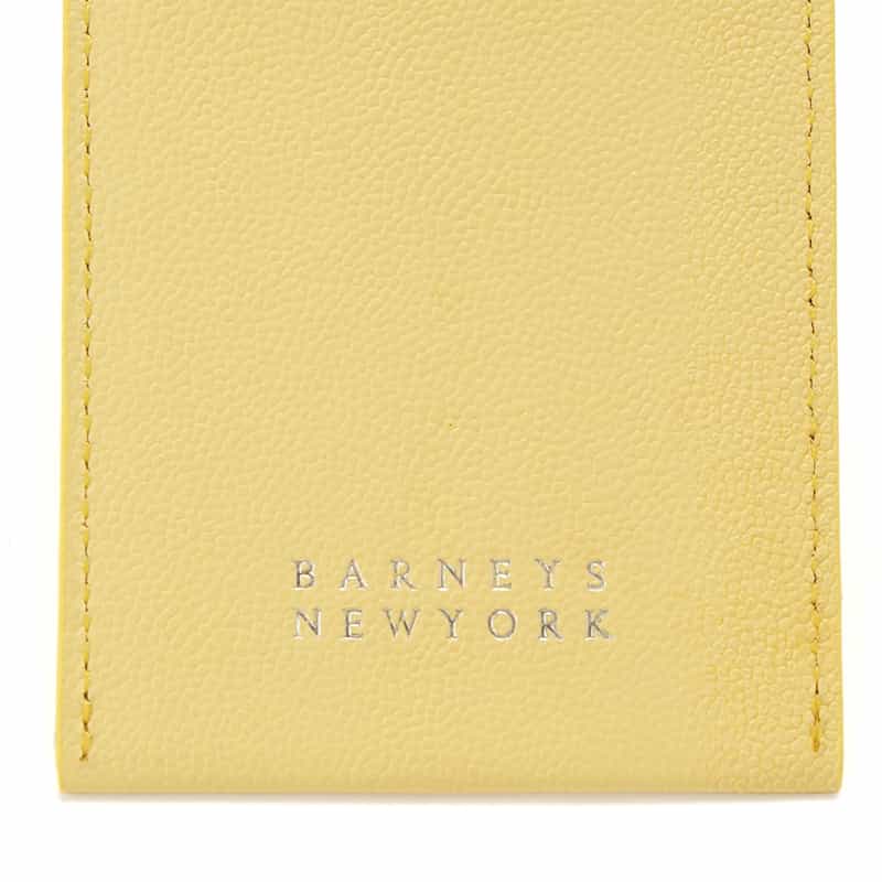 BARNEYS NEW YORK レザーIDカードケース LIGHT YELLOW