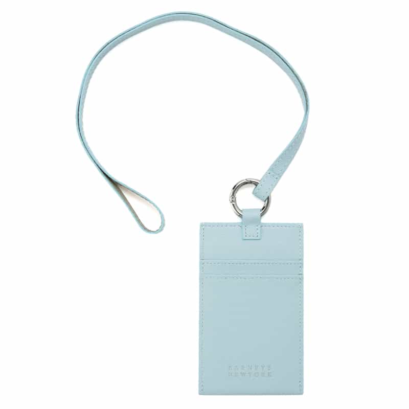 BARNEYS NEW YORK レザーIDカードケース LIGHT BLUE