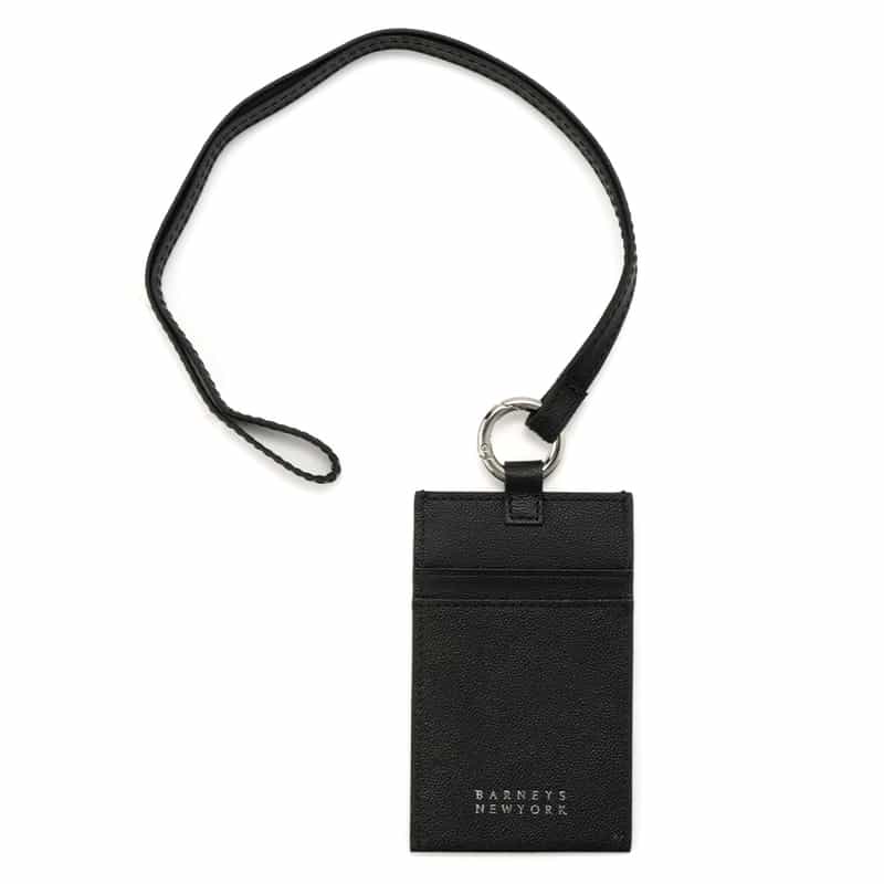 BARNEYS NEW YORK レザーIDカードケース BLACK