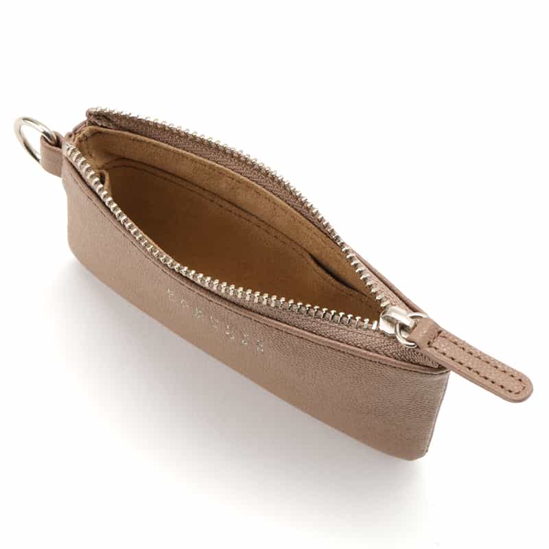 BARNEYS NEW YORK ミニポーチ GRAY BEIGE