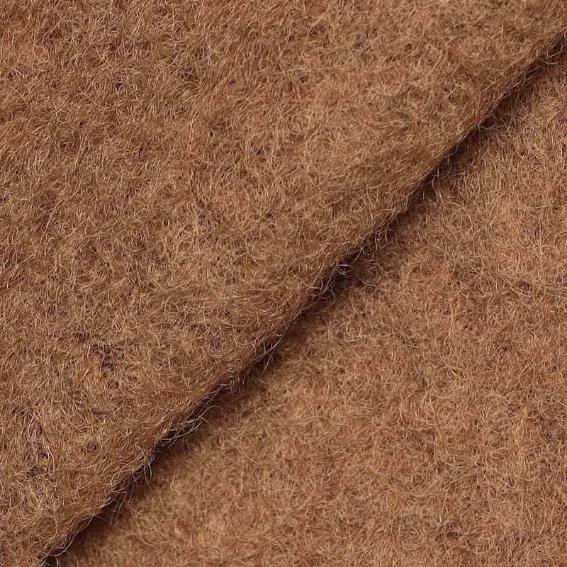 BARNEYS NEW YORK シャギー ロングチェスターコート CAMEL