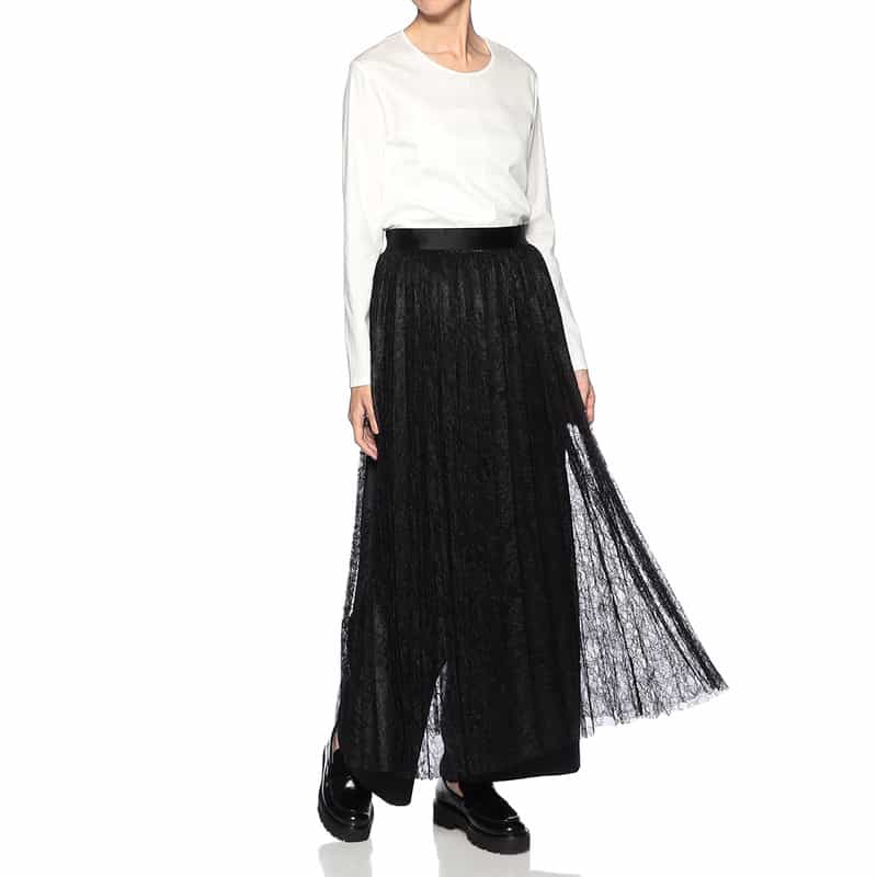 BARNEYS NEW YORK バックオープン カットソー WHITE