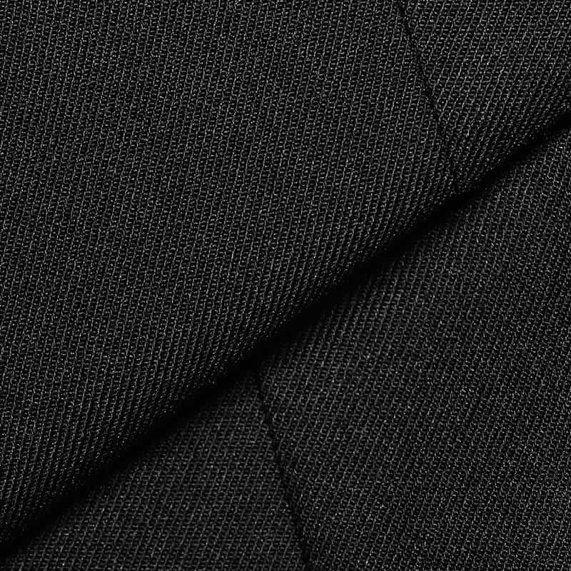 BARNEYS NEW YORK バンドカラー シャツドレス BLACK