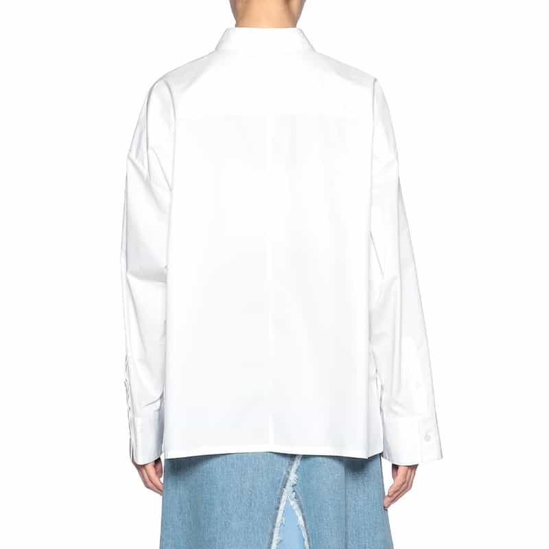 BARNEYS NEW YORK オーバーサイズ シャツ WHITE