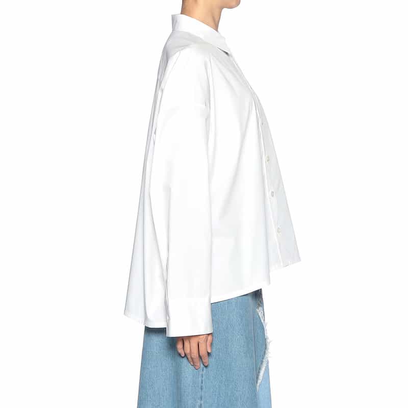 BARNEYS NEW YORK オーバーサイズ シャツ WHITE