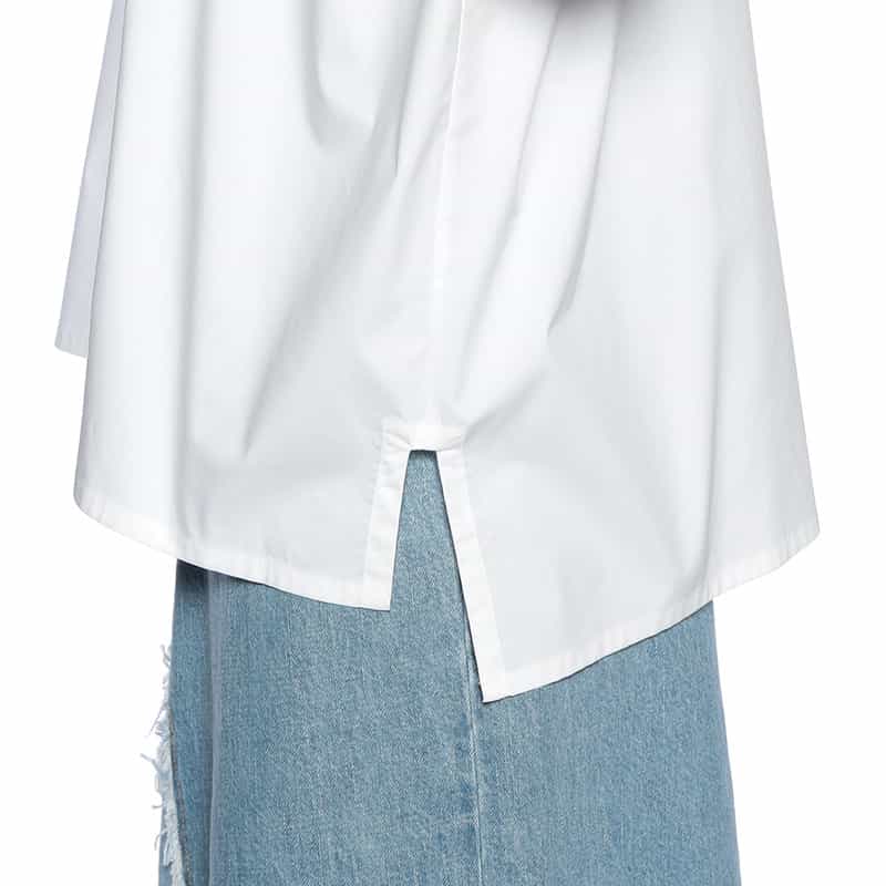 BARNEYS NEW YORK オーバーサイズ シャツ WHITE