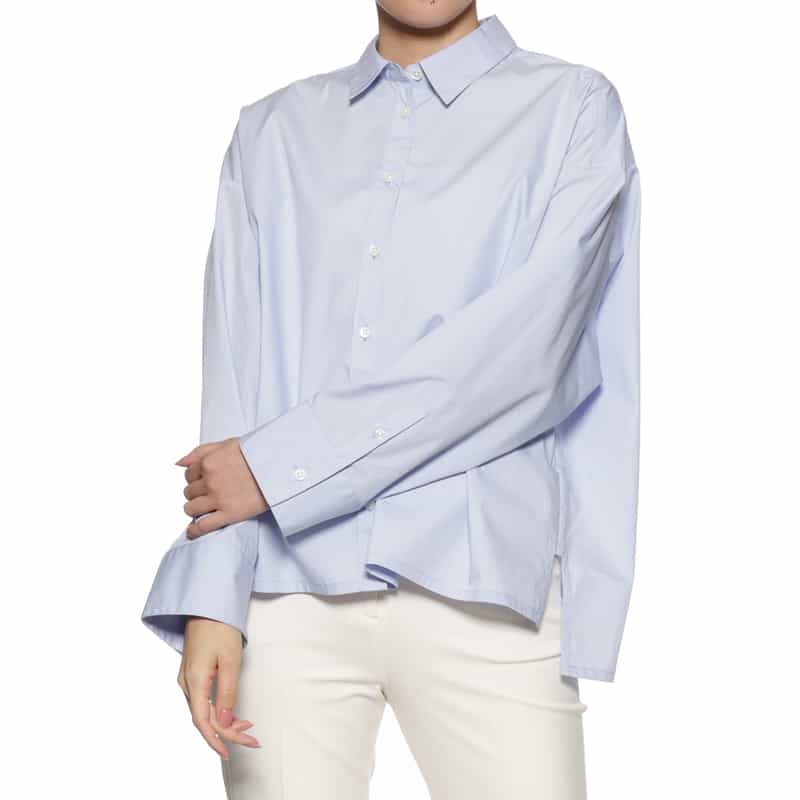 BARNEYS NEW YORK オーバーサイズ シャツ BLUE