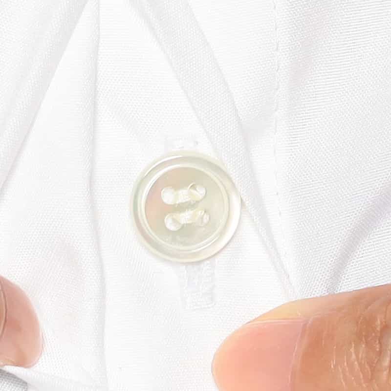 BARNEYS NEW YORK ドロップショルダー クロップドシャツ WHITE