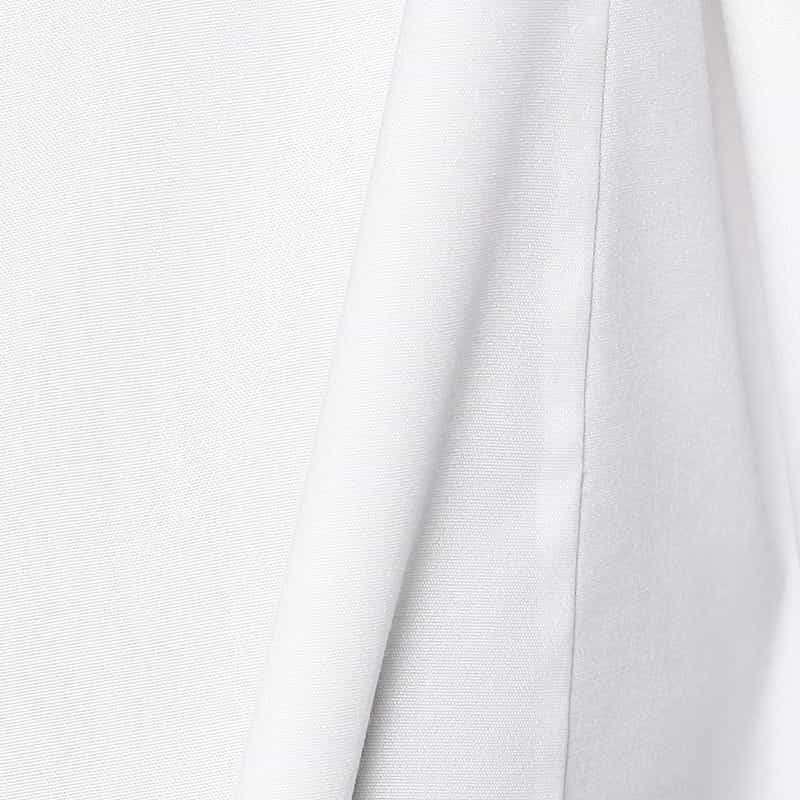 BARNEYS NEW YORK ドロップショルダー クロップドシャツ WHITE