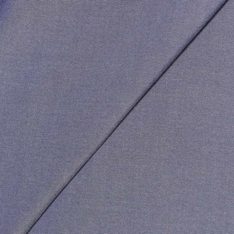 BARNEYS NEW YORK ノーカラー スリットスリーブ シャツ BLUE