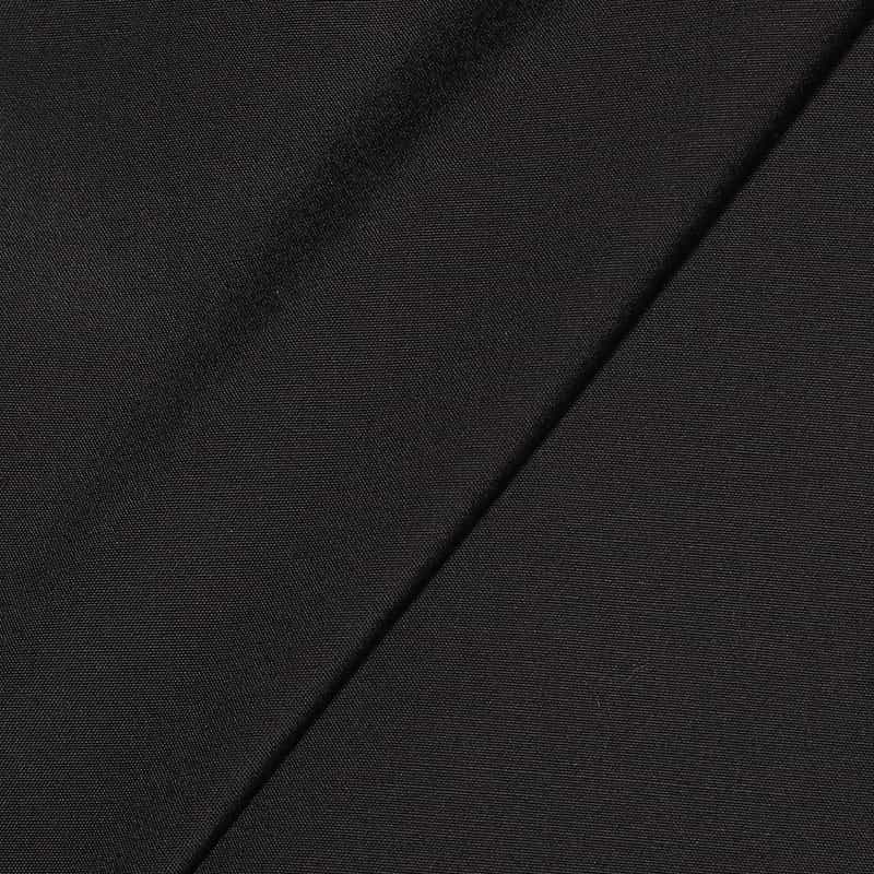 BARNEYS NEW YORK ノーカラー スリットスリーブ シャツ BLACK
