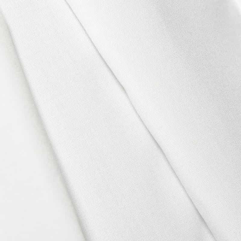 BARNEYS NEW YORK ノーカラー フロントタック ブラウス WHITE