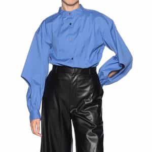 コクーン＆カットアウト ブラウス