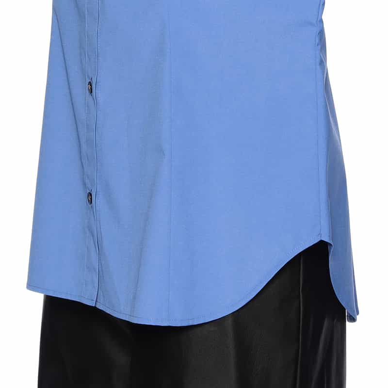 BARNEYS NEW YORK コクーン＆カットアウト ブラウス BLUE