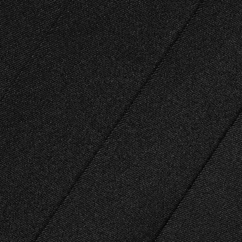 BARNEYS NEW YORK 変形ラップ プリーツスカート BLACK