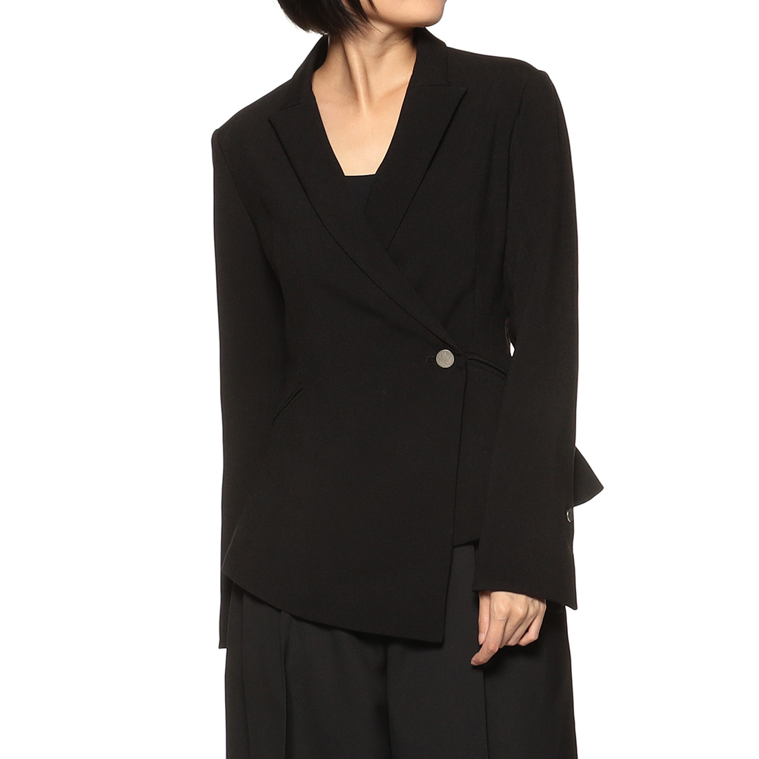 アシンメトリー テーラードジャケット