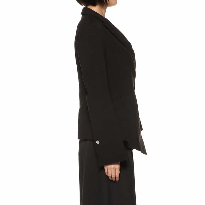 BARNEYS NEW YORK アシンメトリー テーラードジャケット BLACK