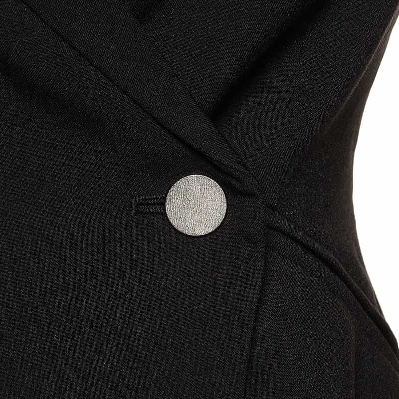 BARNEYS NEW YORK アシンメトリー テーラードジャケット BLACK