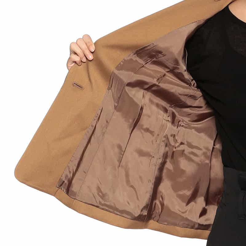 BARNEYS NEW YORK ベルテッド テーラードジャケット CAMEL